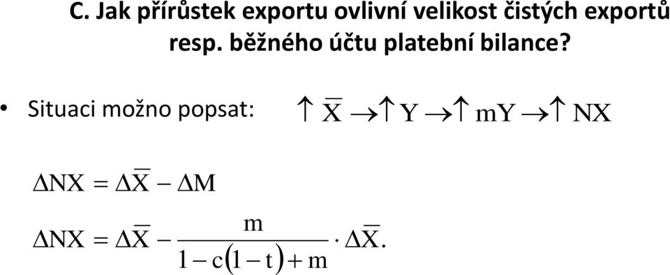 běžného účtu platební bilance?