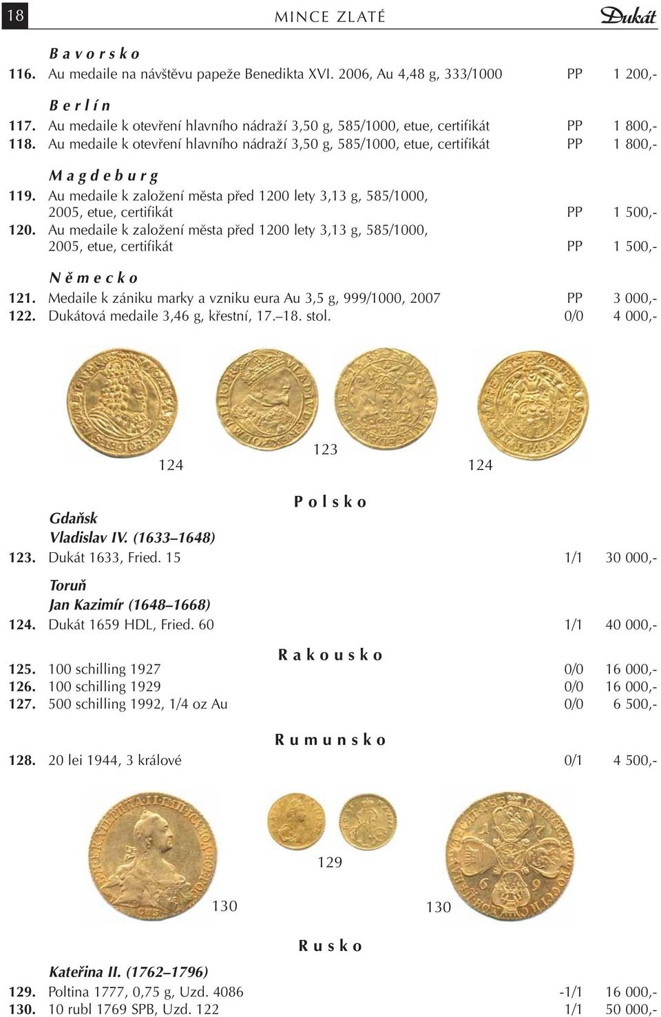 Au medaile k založení města před 1200 lety 3,13 g, 585/1000, 2005, etue, certifikát PP 1 500,- 120.