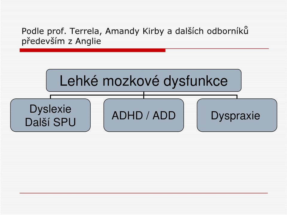 odborníků především z Anglie