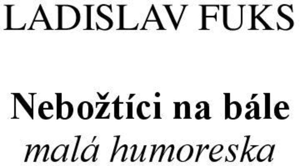 Nebožtíci