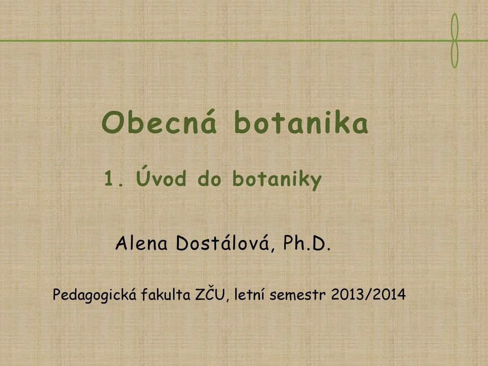 Dostálová, Ph.D.