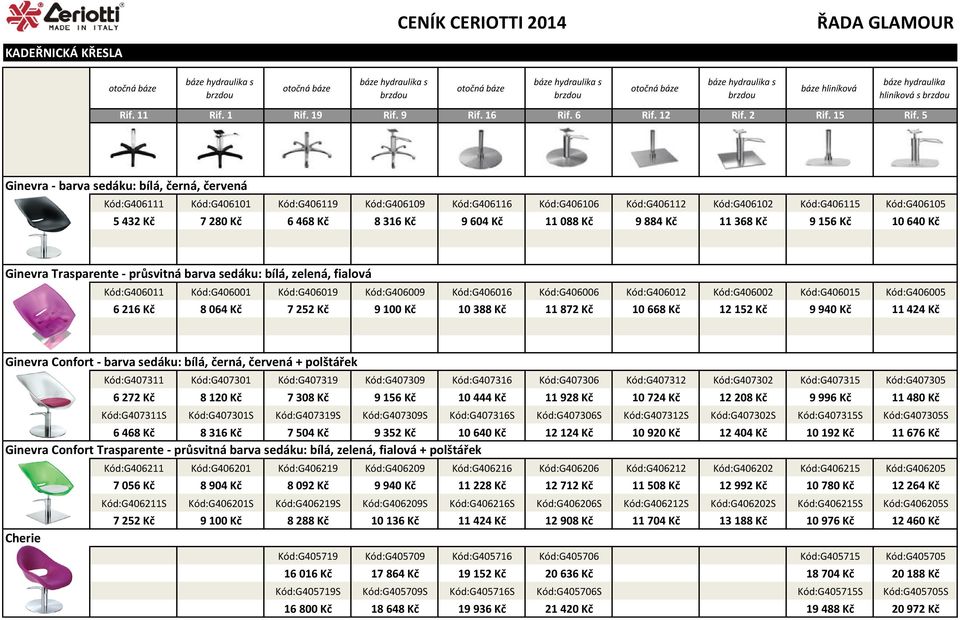 Kč 9 604 Kč 11 088 Kč 9 884 Kč 11 368 Kč 9 156 Kč 10 640 Kč Ginevra Trasparente - průsvitná barva sedáku: bílá, zelená, fialová Kód:G406011 Kód:G406001 Kód:G406019 Kód:G406009 Kód:G406016 Kód:G406006
