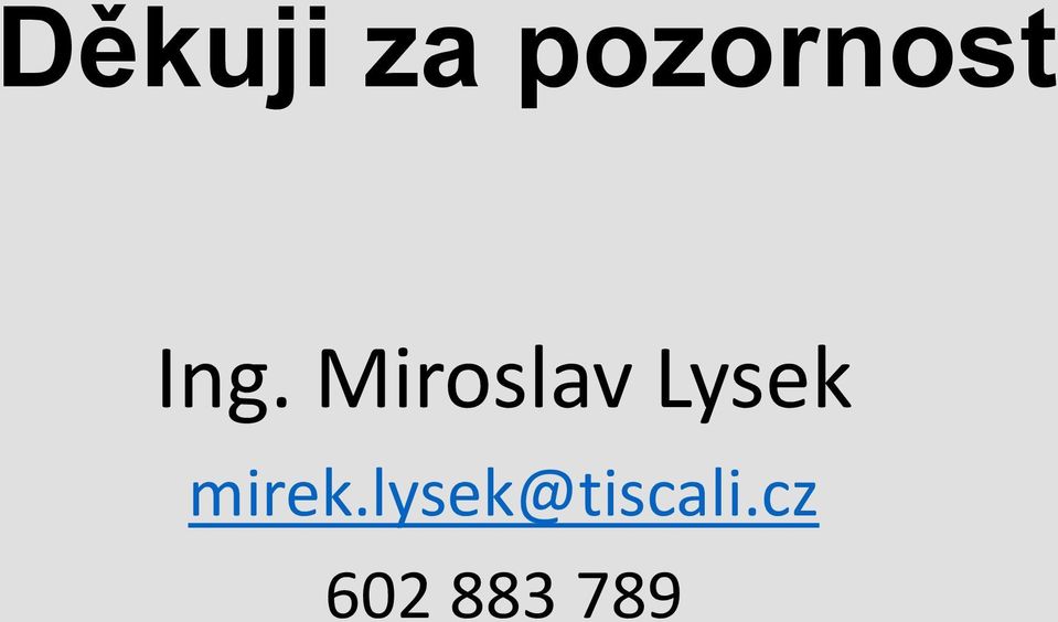 Miroslav Lysek