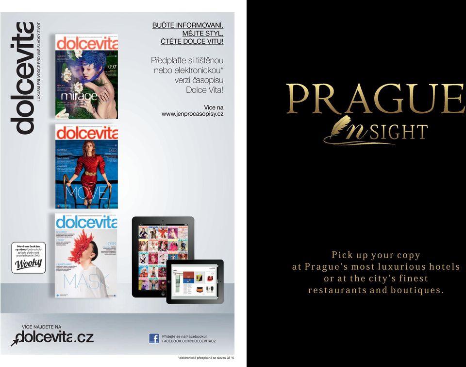 Čtěte o luxusních automobilech, jachtách, hodinkách,