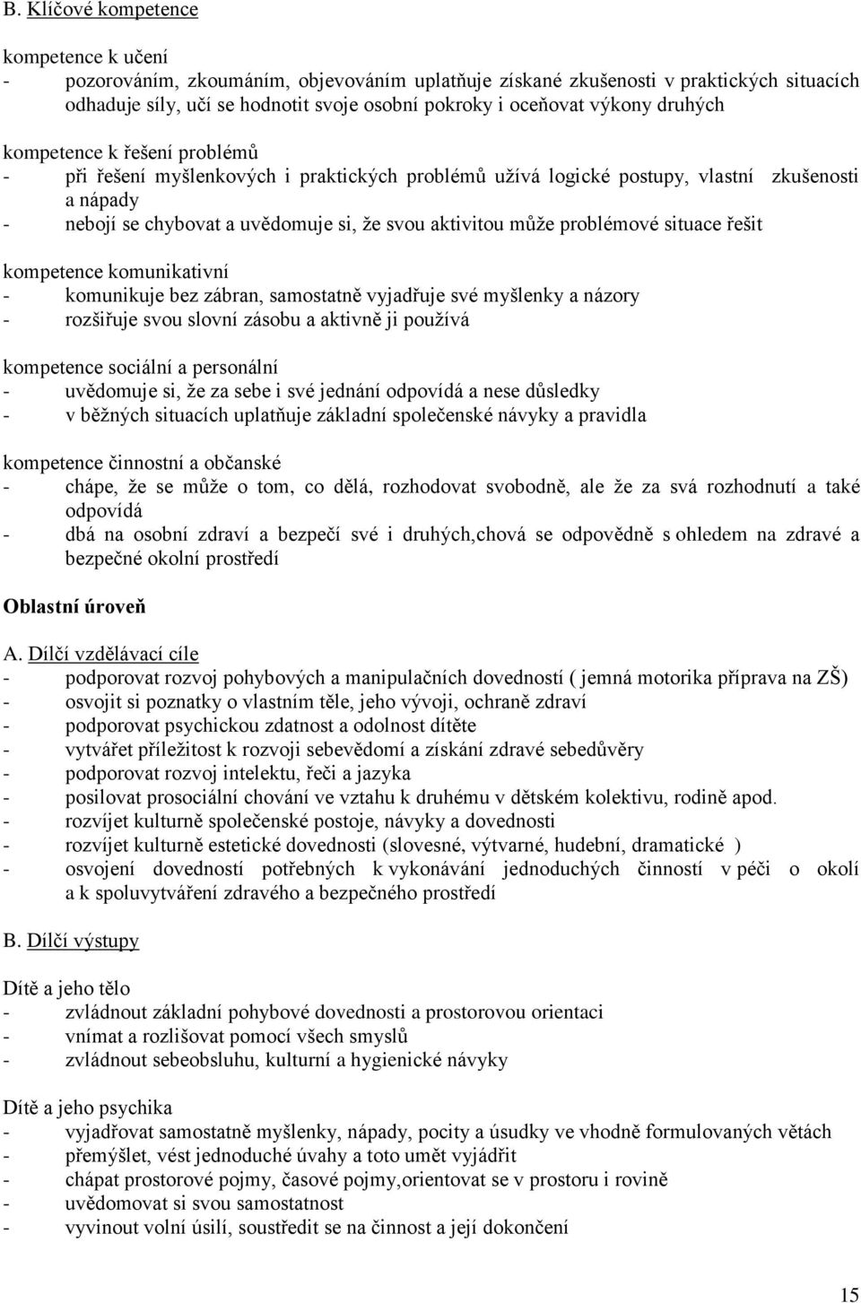 kmunikativní - kmunikuje bez zábran, samstatně vyjadřuje své myšlenky a názry - rzšiřuje svu slvní zásbu a aktivně ji puţívá kmpetence sciální a persnální - uvědmuje si, ţe za sebe i své jednání