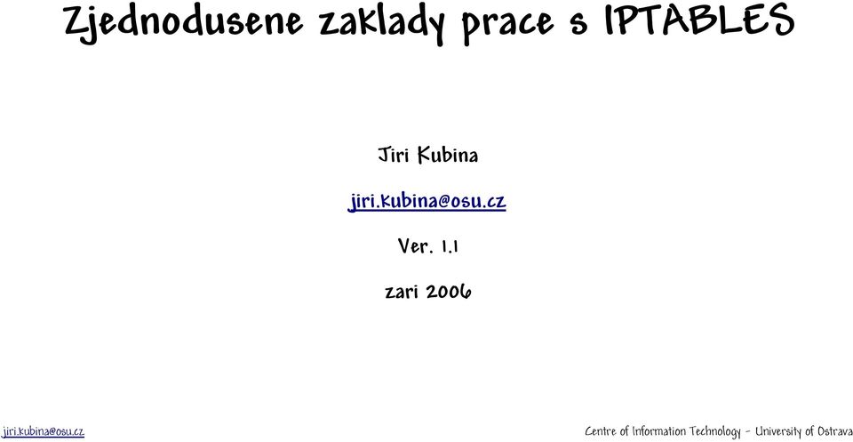 IPTABLES Jiri