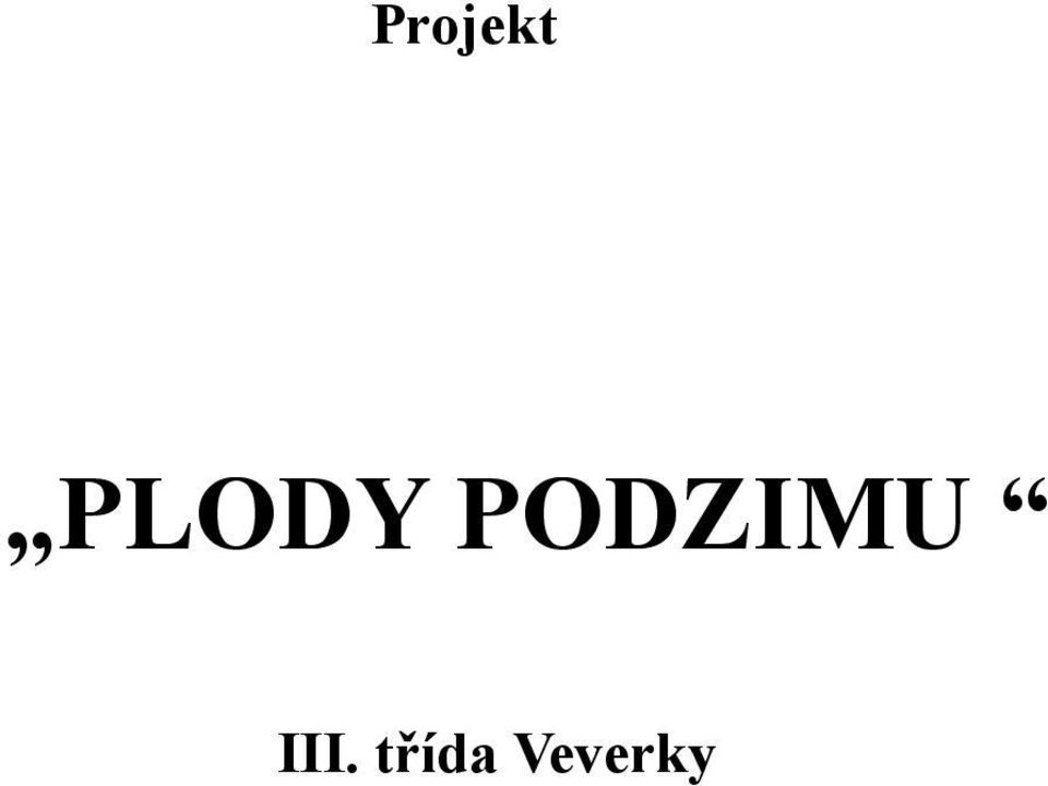 PODZIMU