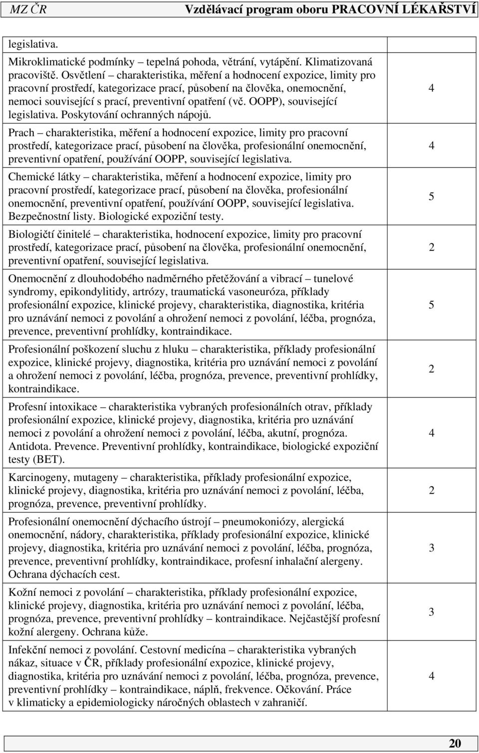 OOPP), související legislativa. Poskytování ochranných nápojů.