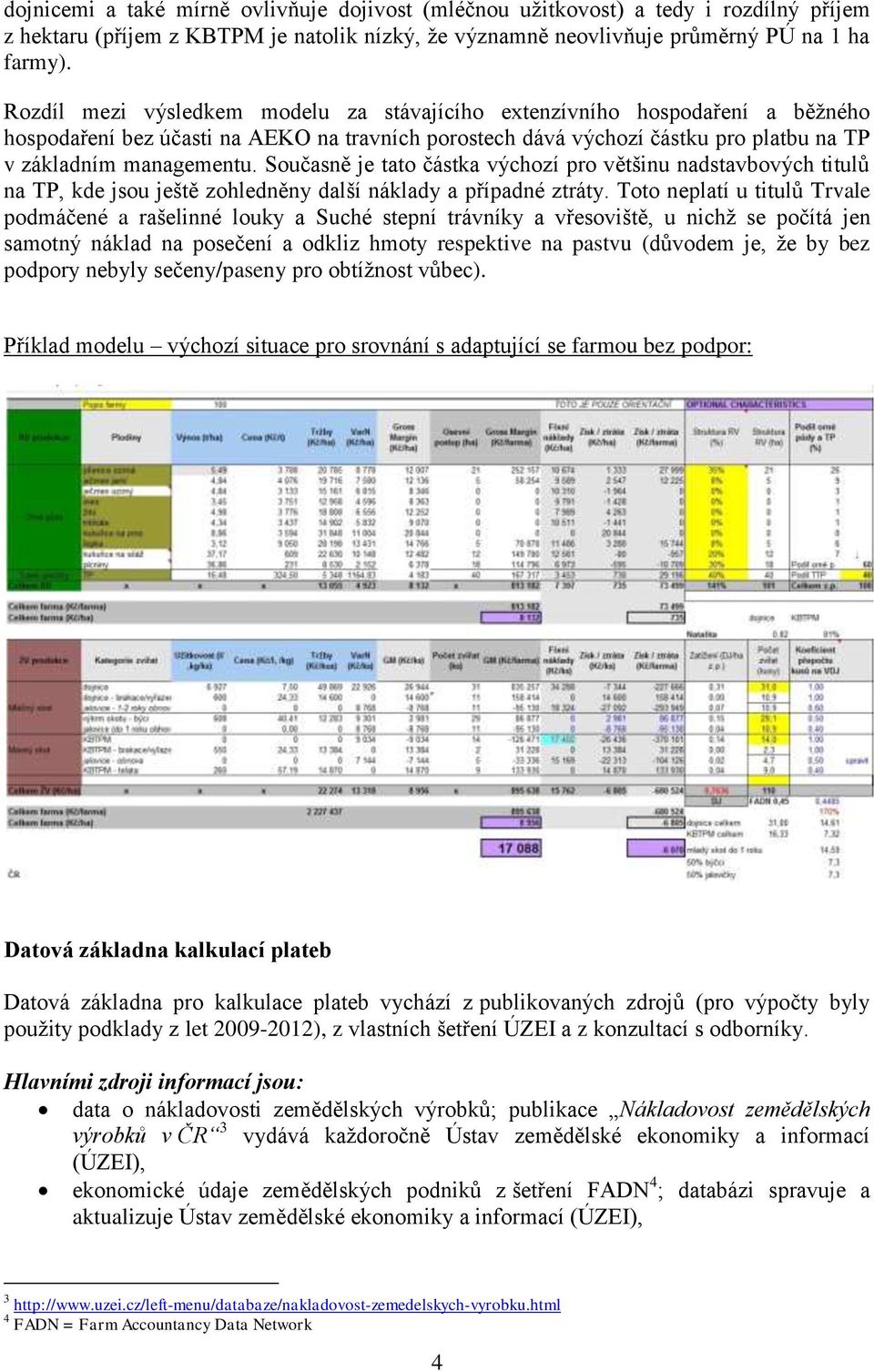 Současně je tato částka výchozí pro většinu nadstavbových titulů na TP, kde jsou ještě zohledněny další náklady a případné ztráty.