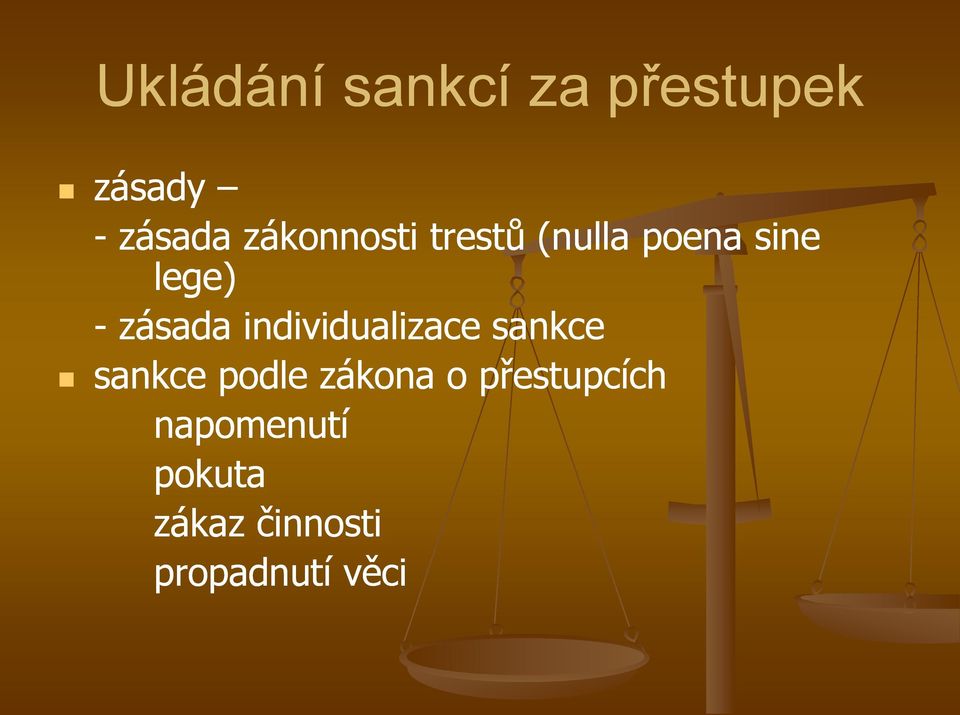 individualizace sankce sankce podle zákona o