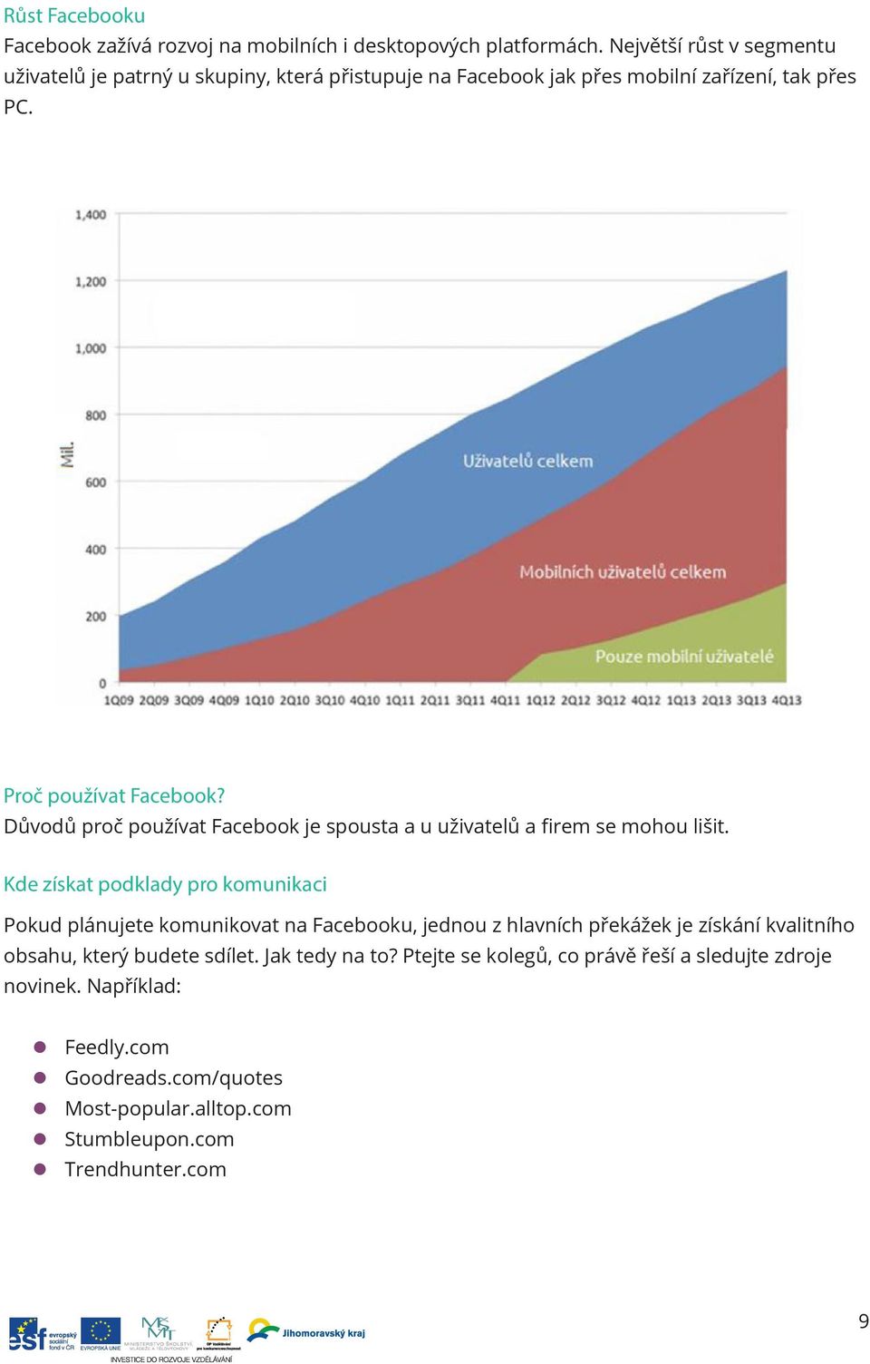 Důvodů proč používat Facebook je spousta a u uživatelů a firem se mohou lišit.