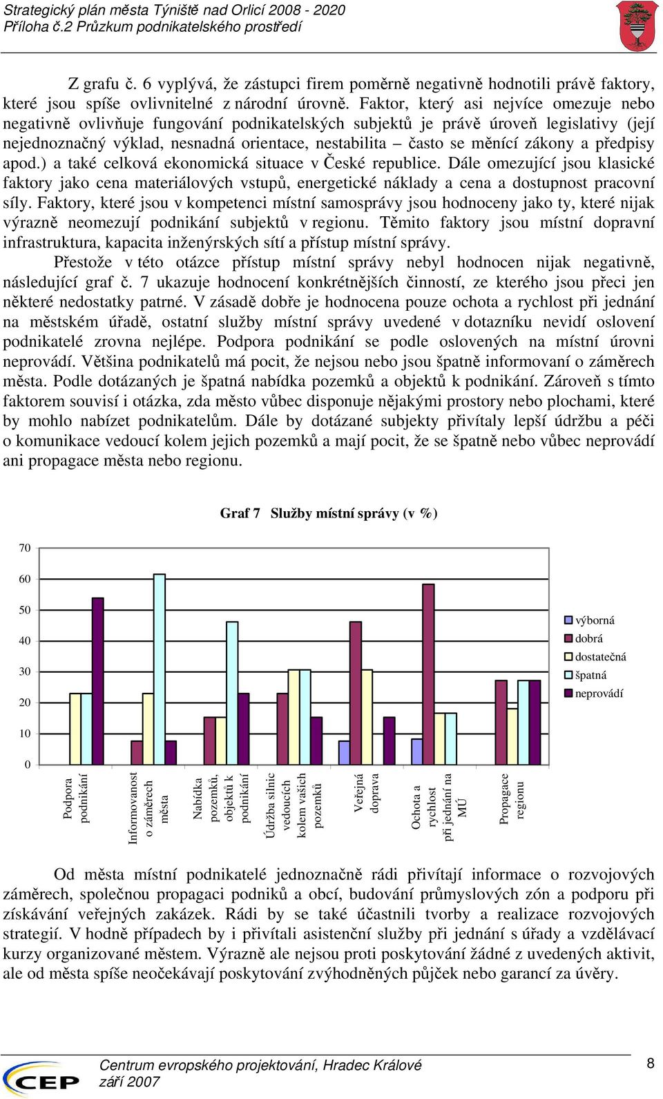 zákony a předpisy apod.) a také celková ekonomická situace v České republice.