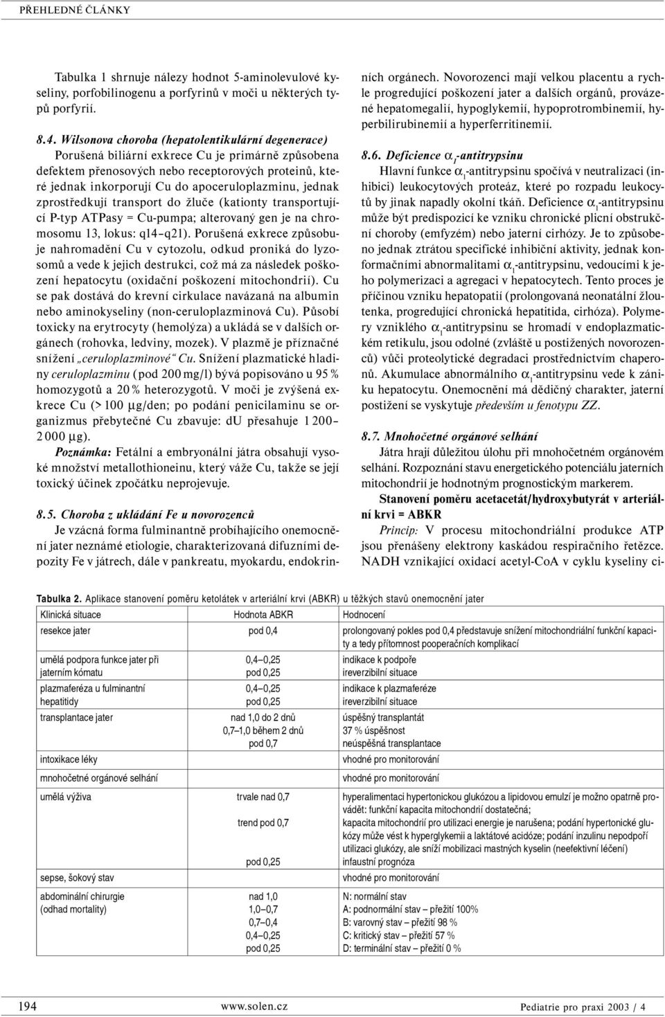 apoceruloplazminu, jednak zprostředkují transport do žluče (kationty transportující P-typ ATPasy = Cu-pumpa; alterovaný gen je na chromosomu 13, lokus: q14 q21).