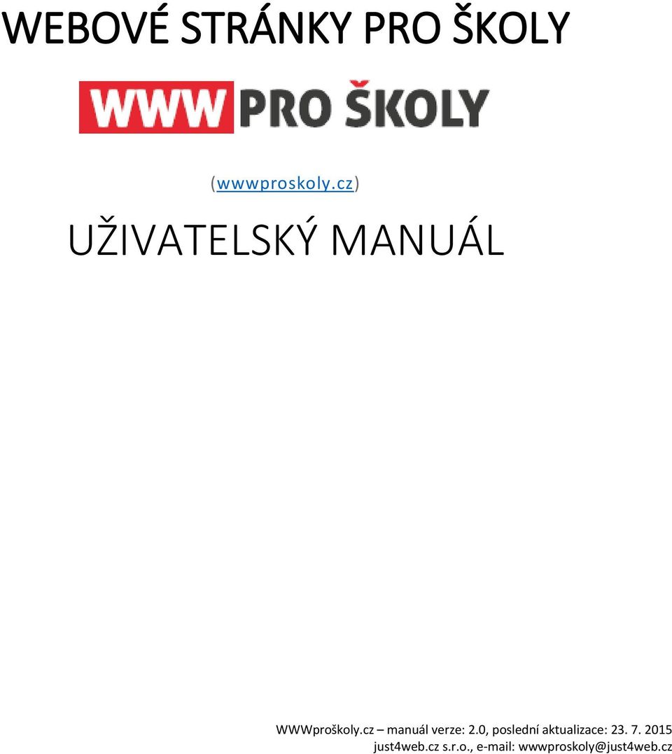 cz) UŽIVATELSKÝ MANUÁL