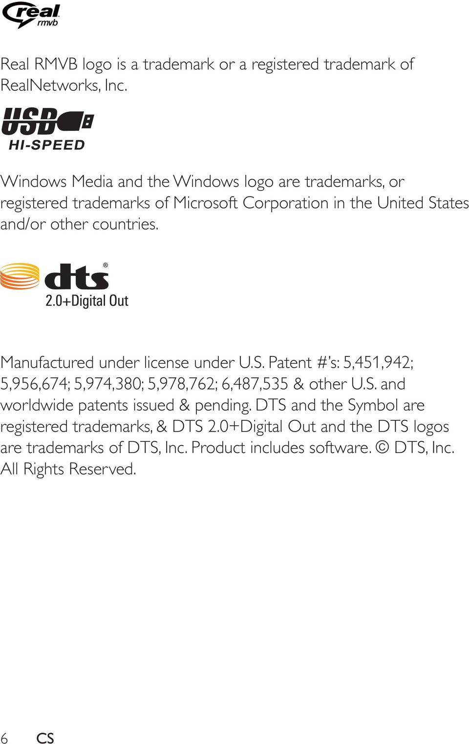 countries. Manufactured under license under U.S. Patent # s: 5,451,942; 5,956,674; 5,974,380; 5,978,762; 6,487,535 & other U.S. and worldwide patents issued & pending.