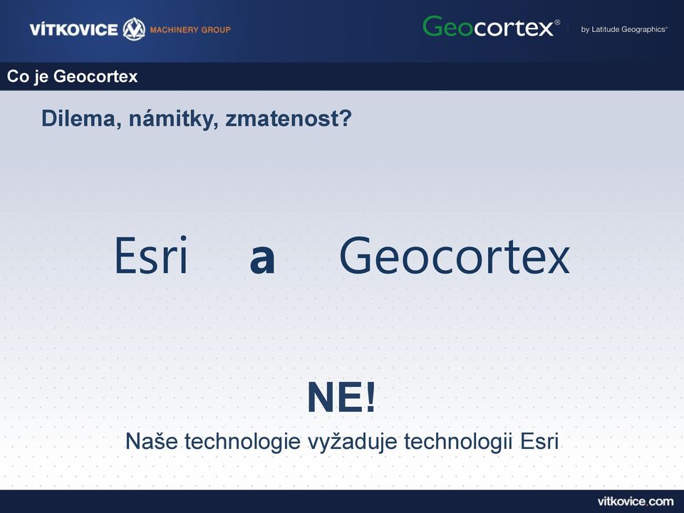 Esri a Geocortex NE!