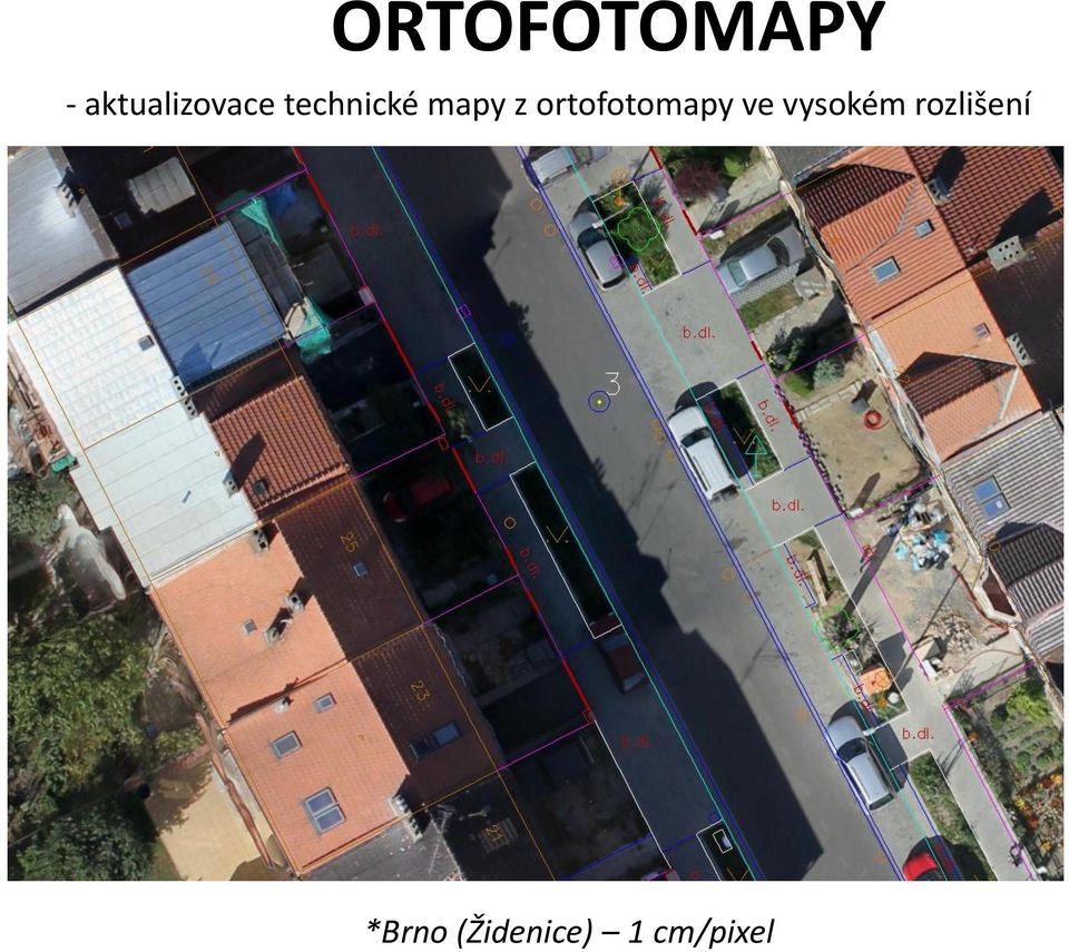 mapy z ortofotomapy ve