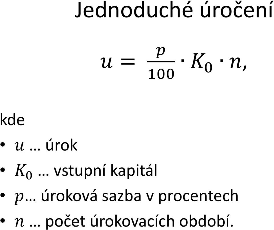 kapitál p úroková sazba v