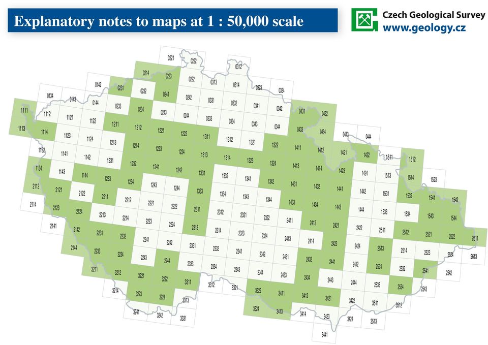 Explanatory notes to maps at