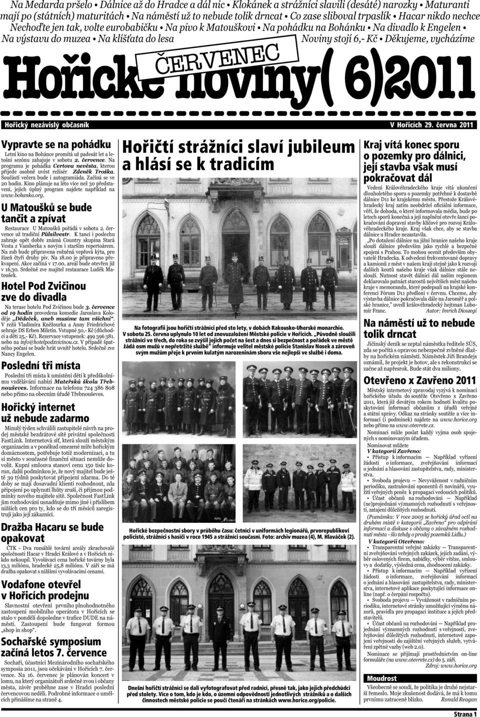 otevřel v Hořicích prodejnu Sochařské symposium začíná letos 7.