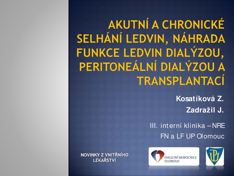 FN a LF UP Olomouc