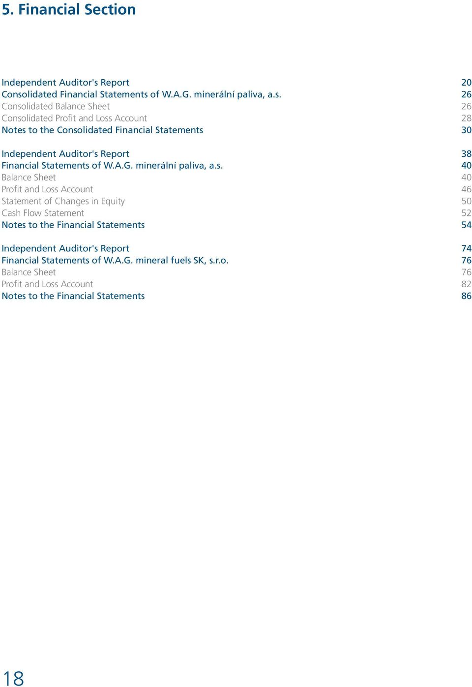 lidated Financial Statements 