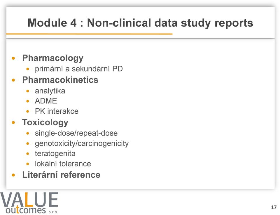 interakce Toxicology single-dose/repeat-dose