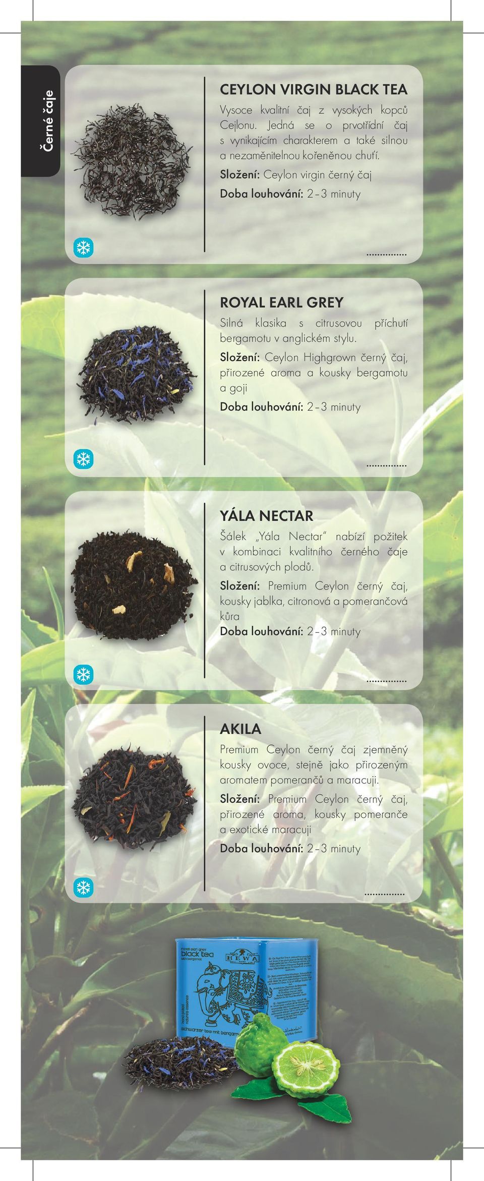 Složení: Ceylon Highgrown černý čaj, přirozené aroma a kousky bergamotu a goji Doba louhování: 2 3 minuty YÁLA NECTAR Šálek Yála Nectar nabízí požitek v kombinaci kvalitního černého čaje a