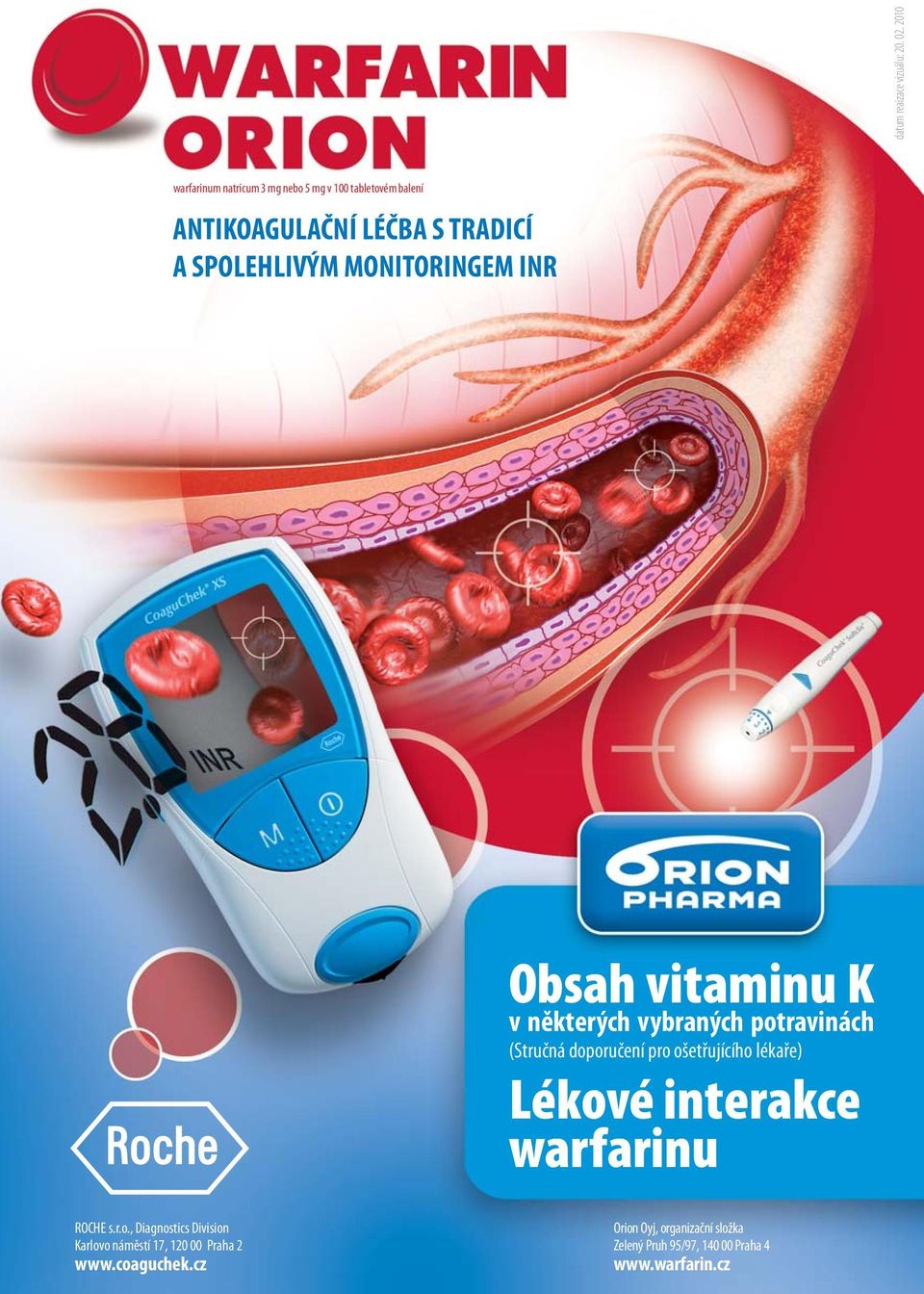 SPOLEHLIVÝM MONITORINGEM INR Obsah vitaminu K v některých vybraných potravinách (Stručná doporučení pro