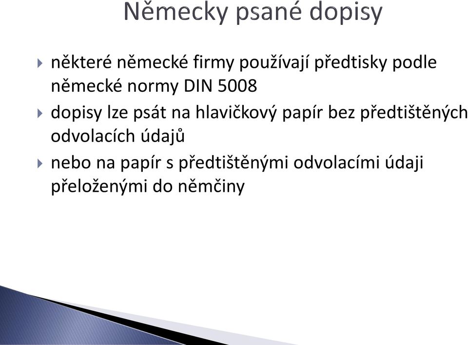 papír bez předtištěných odvolacích údajů nebo na