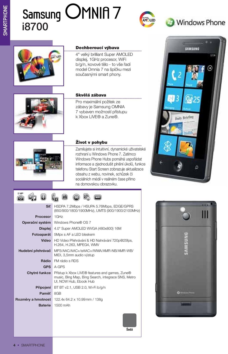 Život v pohybu Zamilujete si intuitivní, dynamické uživatelské rozhraní u Windows Phone 7.