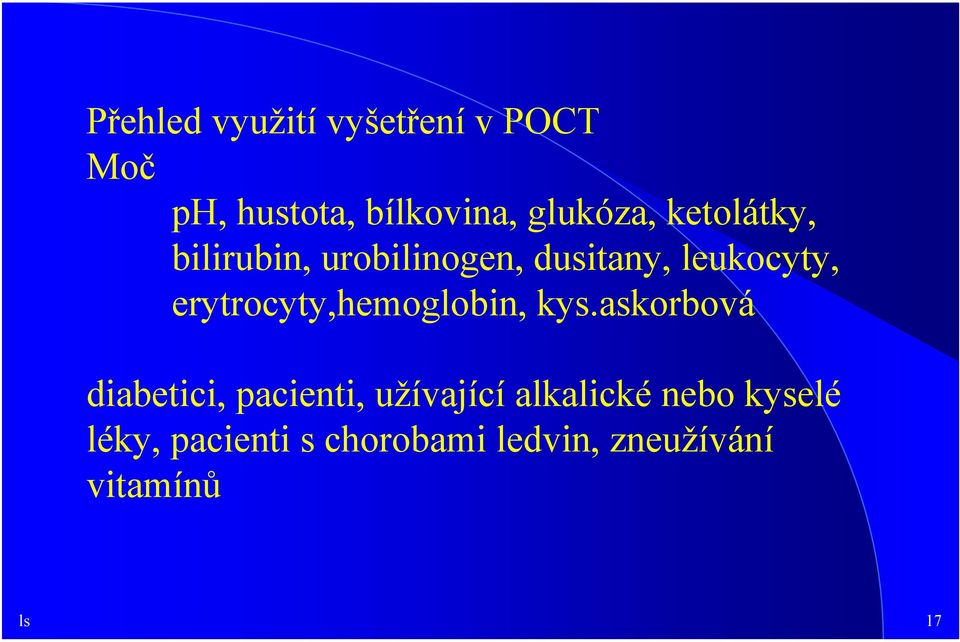 erytrocyty,hemoglobin, kys.