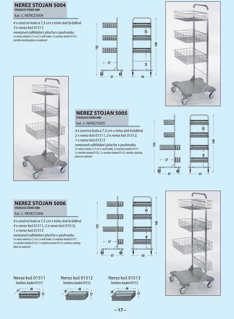 STAINLESS STAND 5005 kat. č.