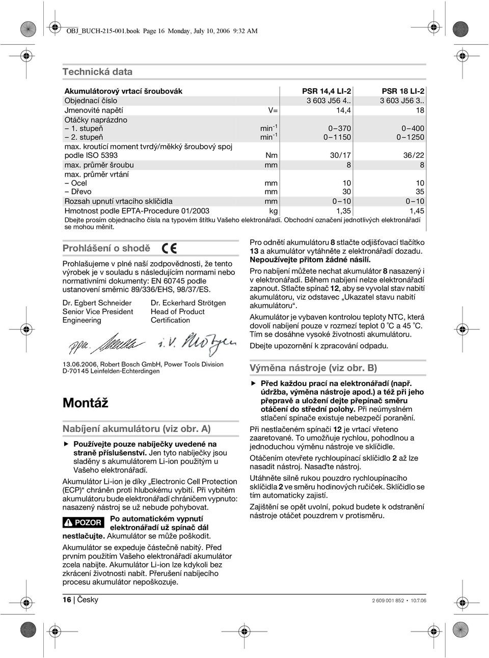 průměr šroubu mm 8 8 max.