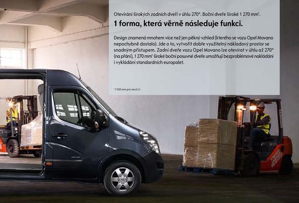 Jde o to, vytvořit dobře využitelný nákladový prostor se snadným přístupem.