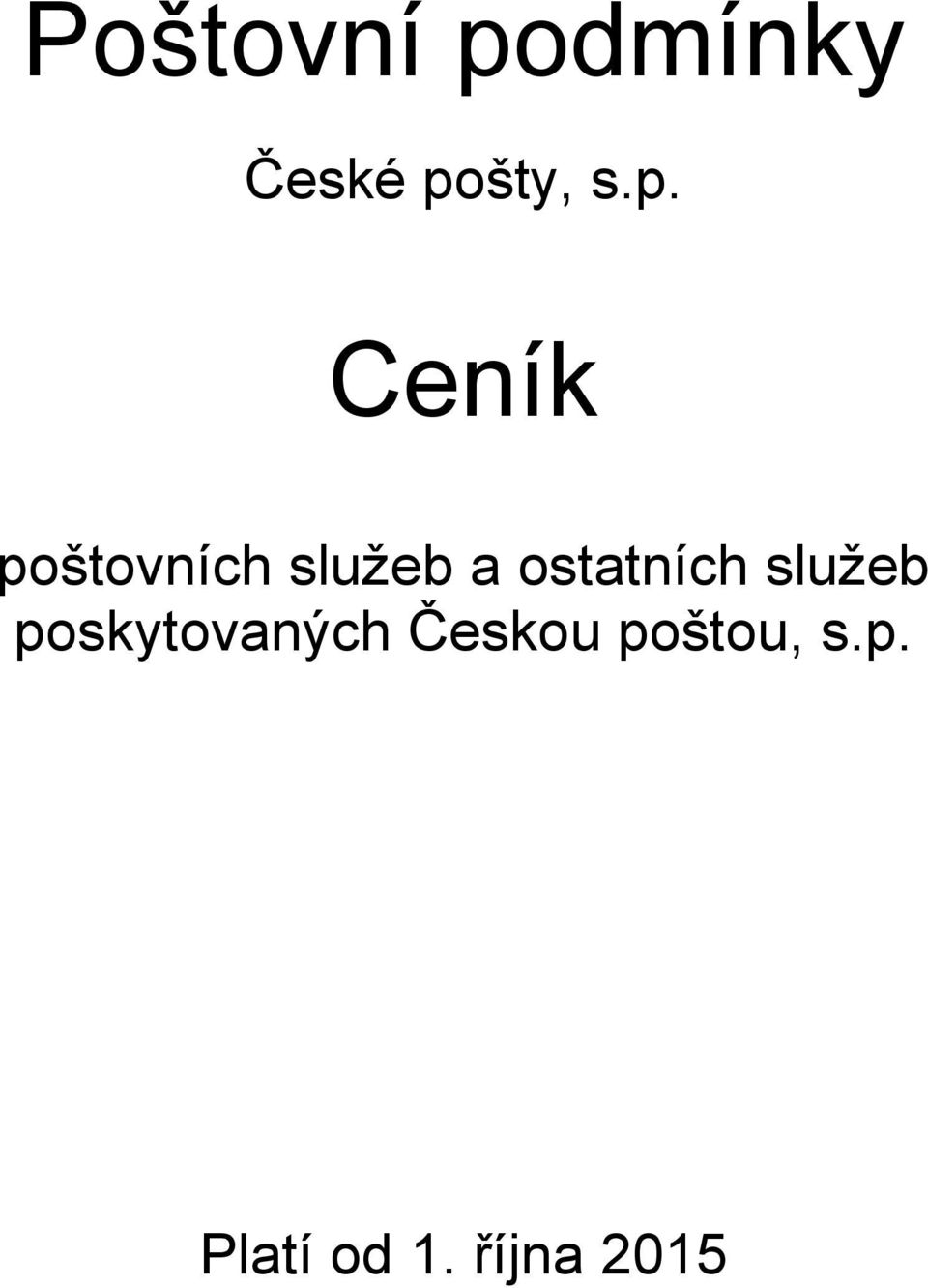 ostatních služeb poskytovaných