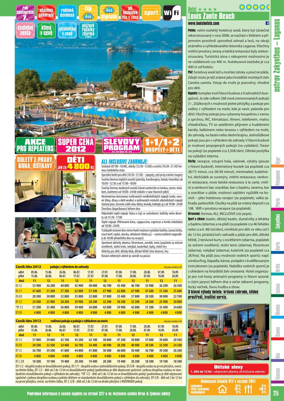 (18:30 21:30) formou švédského stolu Speciální bufet pro děti (18:30 21:30) špagety, rybí prsty a kuřecí nugety Svačiny formou teplých snacků (párečky, hamburgery, kebab, hranolky) od 10:00 12:30 a
