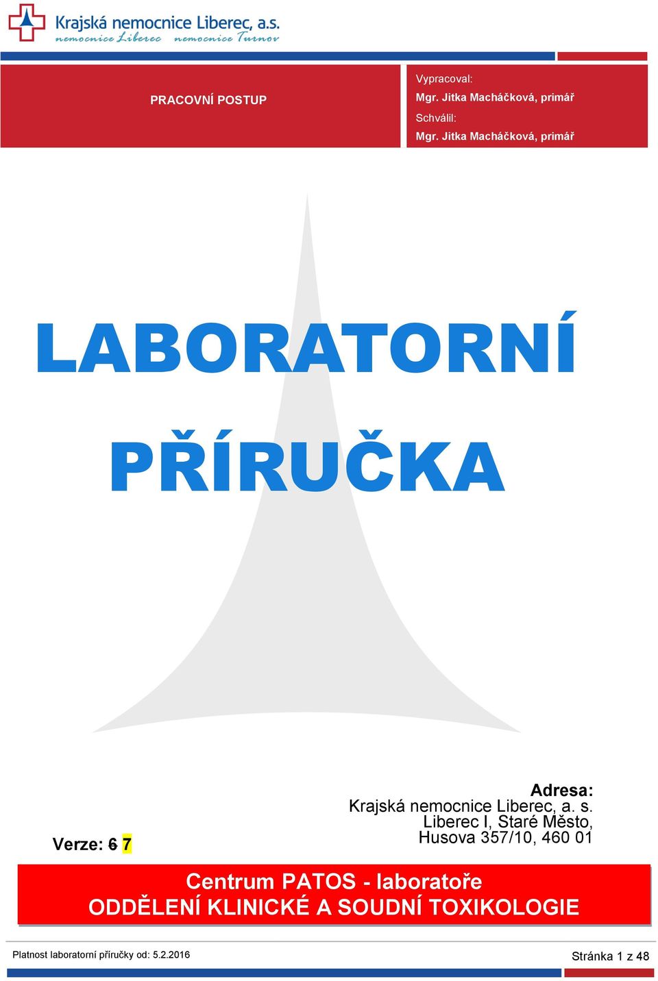 nemocnice Liberec, a. s.