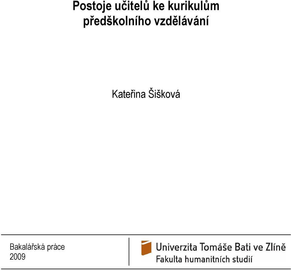 vzdělávání Kateřina