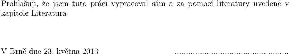 literatury uvedené v kapitole