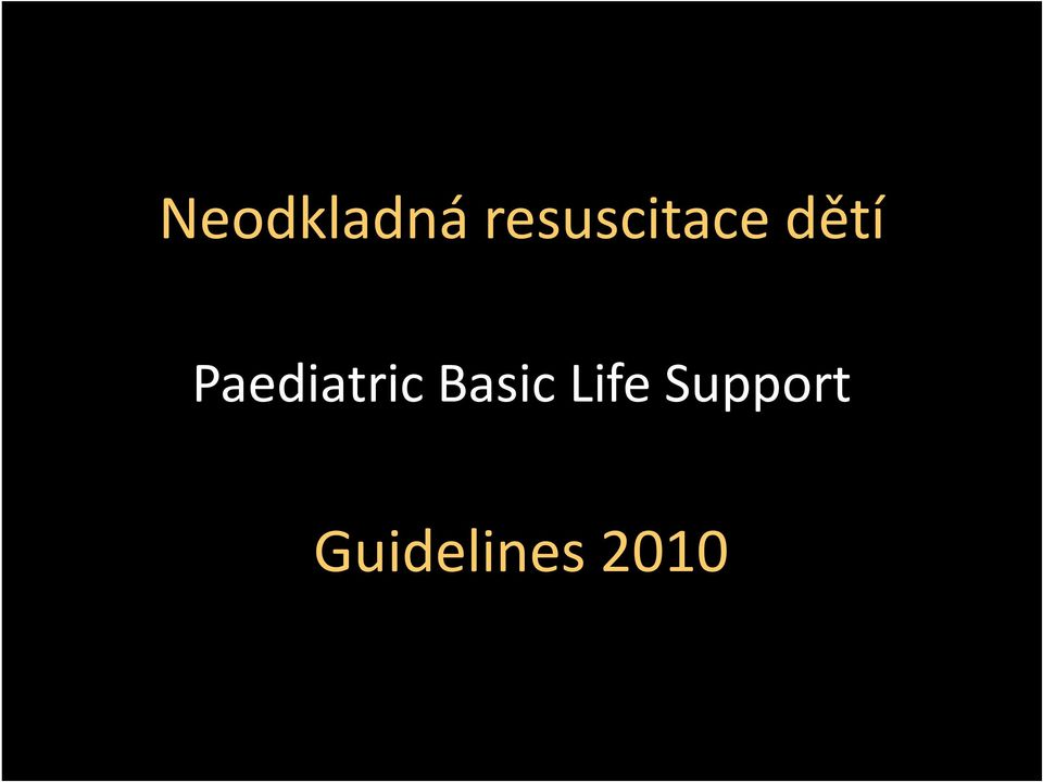 Paediatric Basic