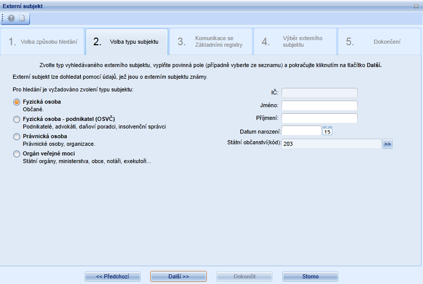 3. Komunikace se Základními registry: Je