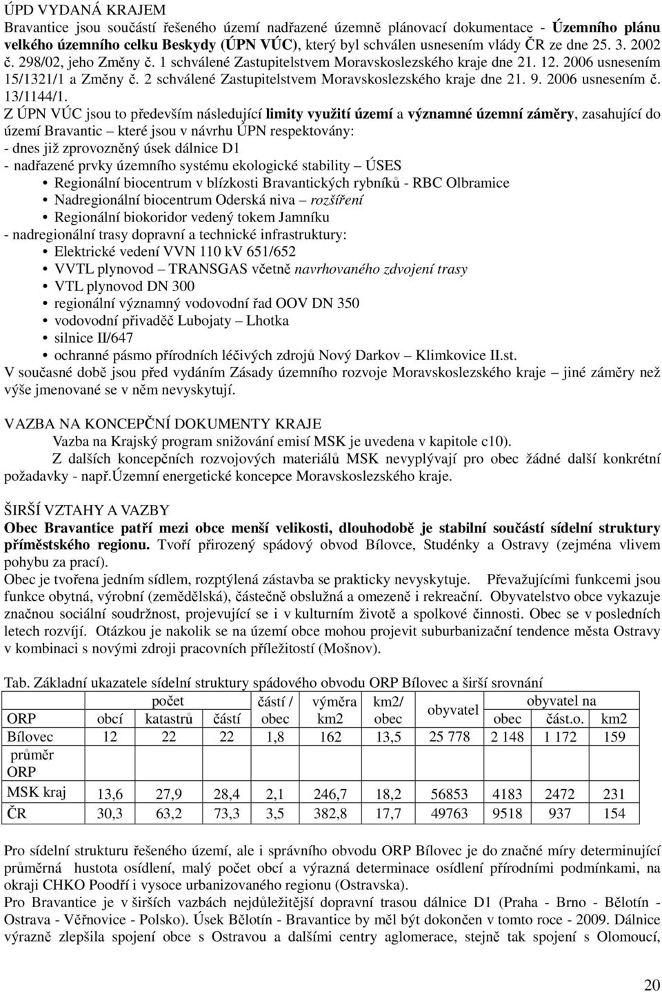 9. 2006 usnesením č. 13/1144/1.
