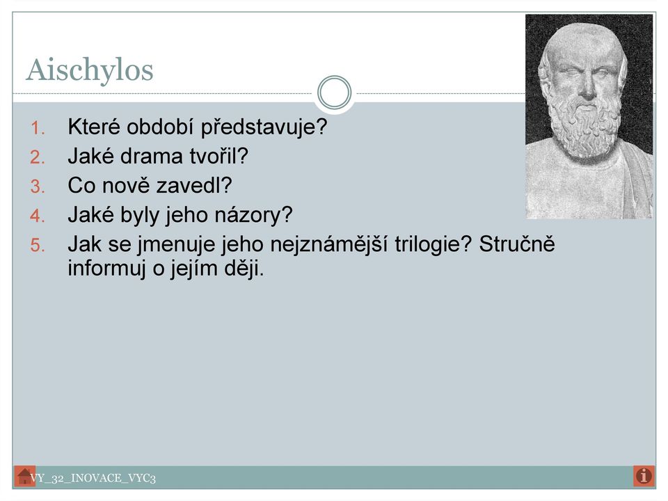 Jaké byly jeho názory? 5.