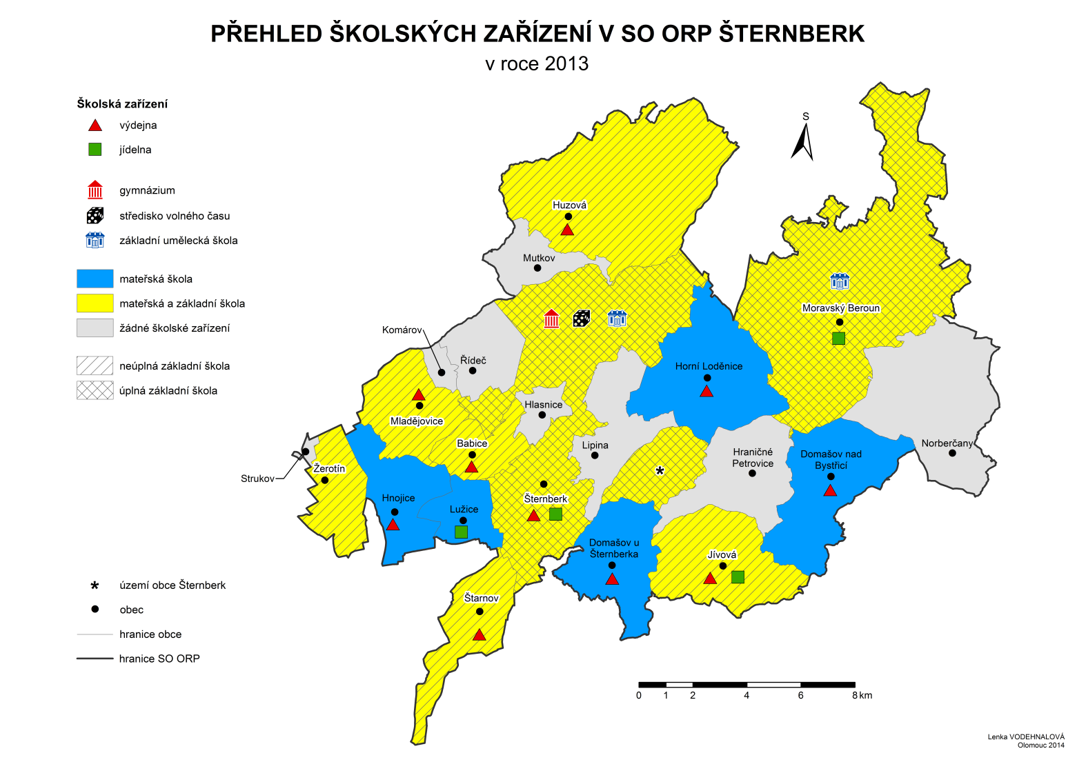 Základní školy pro žáky se SVP: doplněny údaje za ZŠ Olomoucká 76, Šternberk, p. o.