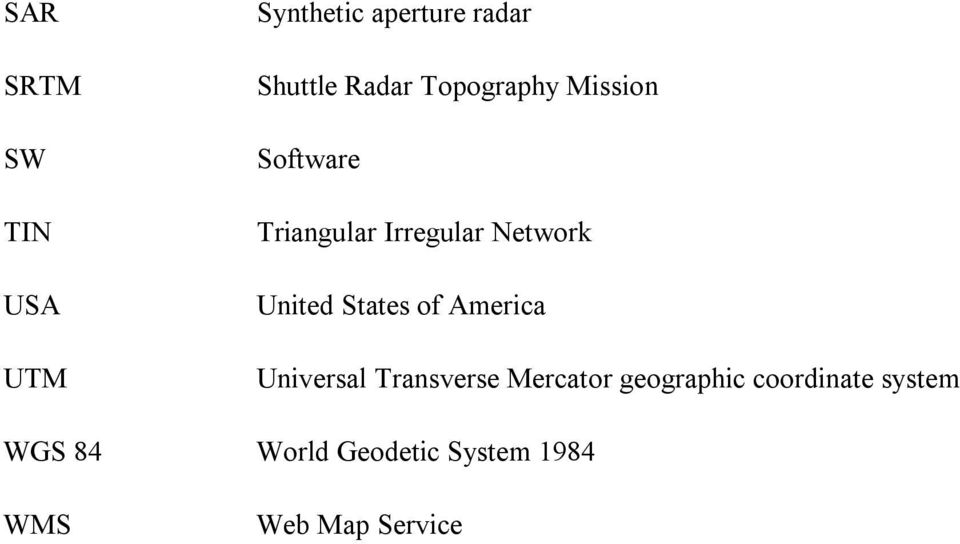 States of America Universal Transverse Mercator geographic