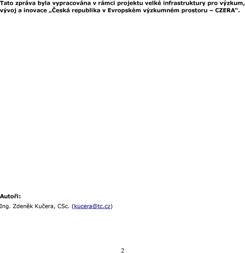 Česká republika v Evropském výzkumném prostoru