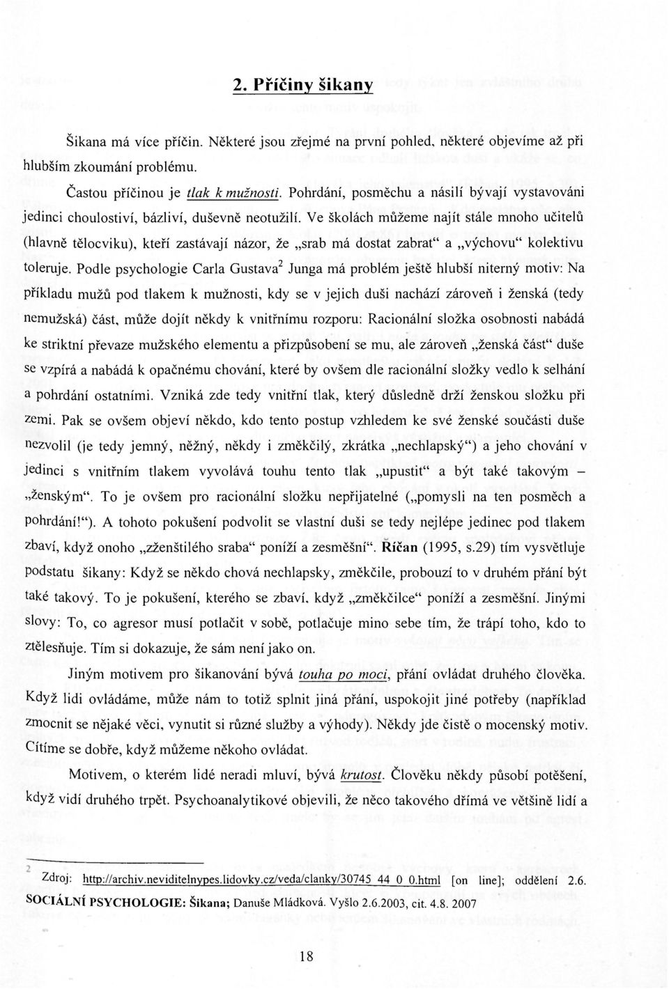 UNIVERZITA KARLOVA V PRAZE PEDAGOGICKÁ FAKULTA - PDF Stažení zdarma