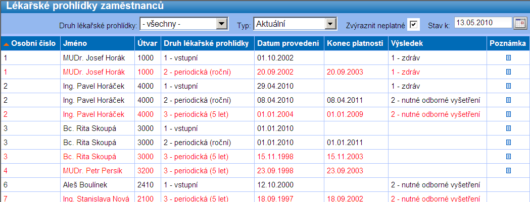 Stránka 7, Vema, a.