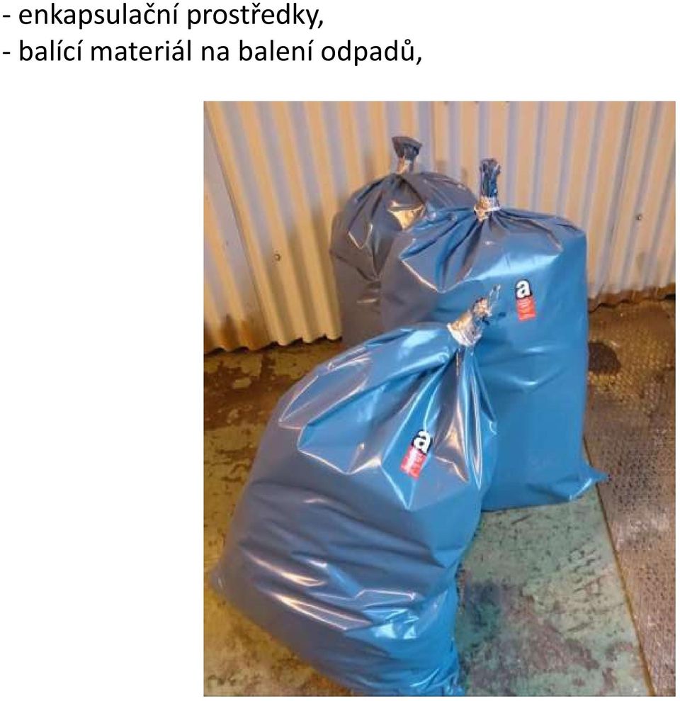 balící materiál